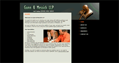 Desktop Screenshot of gunnmessickllp.com